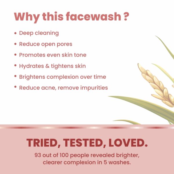 Sanjeevani Rice Face Wash - Image 4