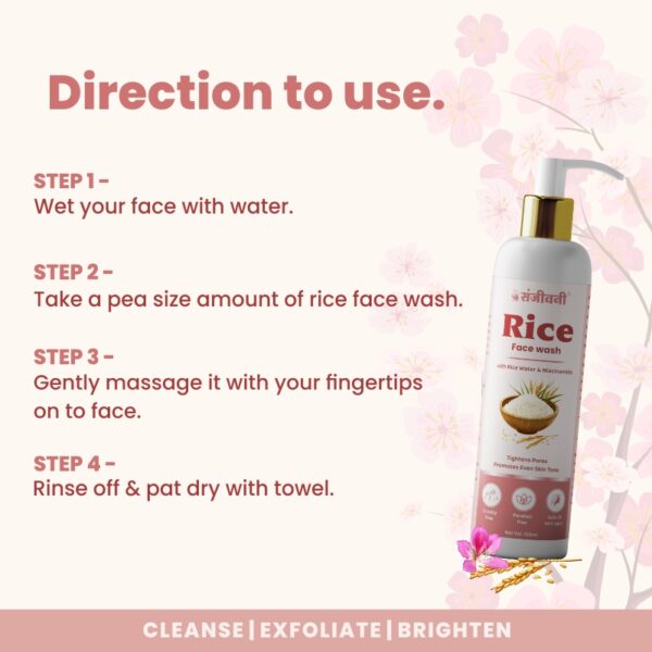 Sanjeevani Rice Face Wash - Image 5